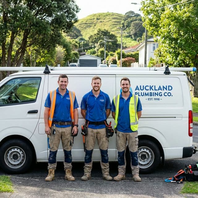 Professional plumbing team